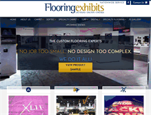 Tablet Screenshot of flooringexhibits.com